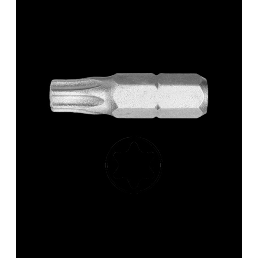 Schroefbit 25mm 1/4" nr 20 tamper pro Torx (10 stuks)