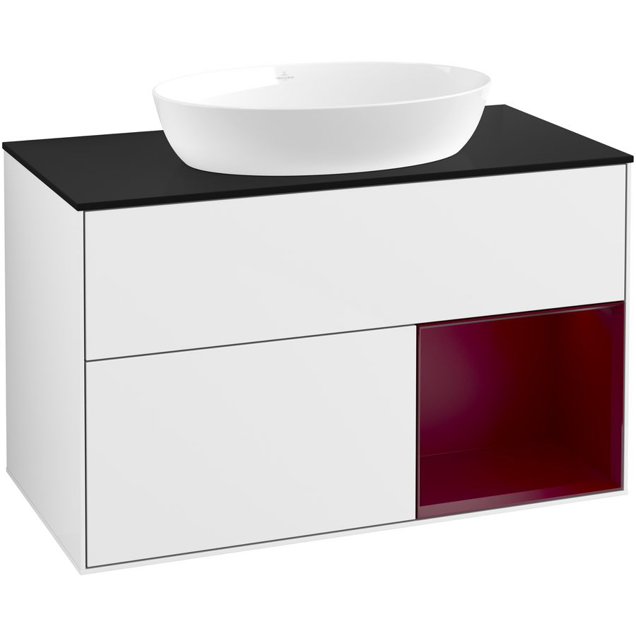 Wastafelonderkast Finion 1000x603x501mm G.White.L FA22HBGF