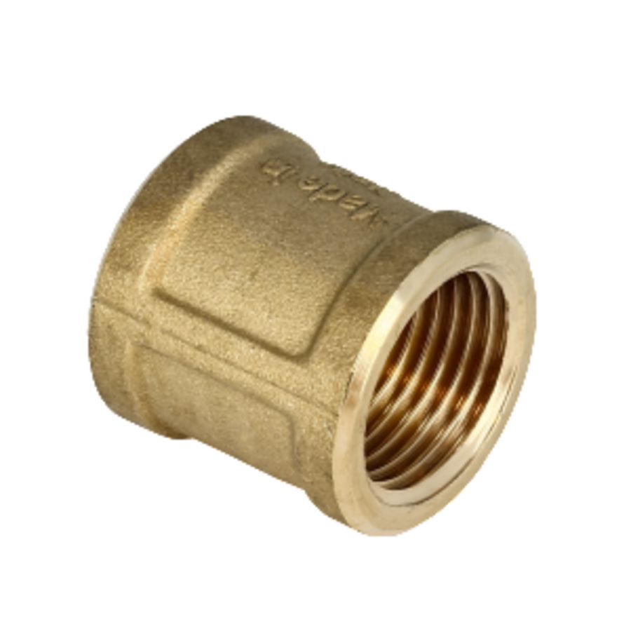 Draadsok messing 2.1/2" (2x bn.)