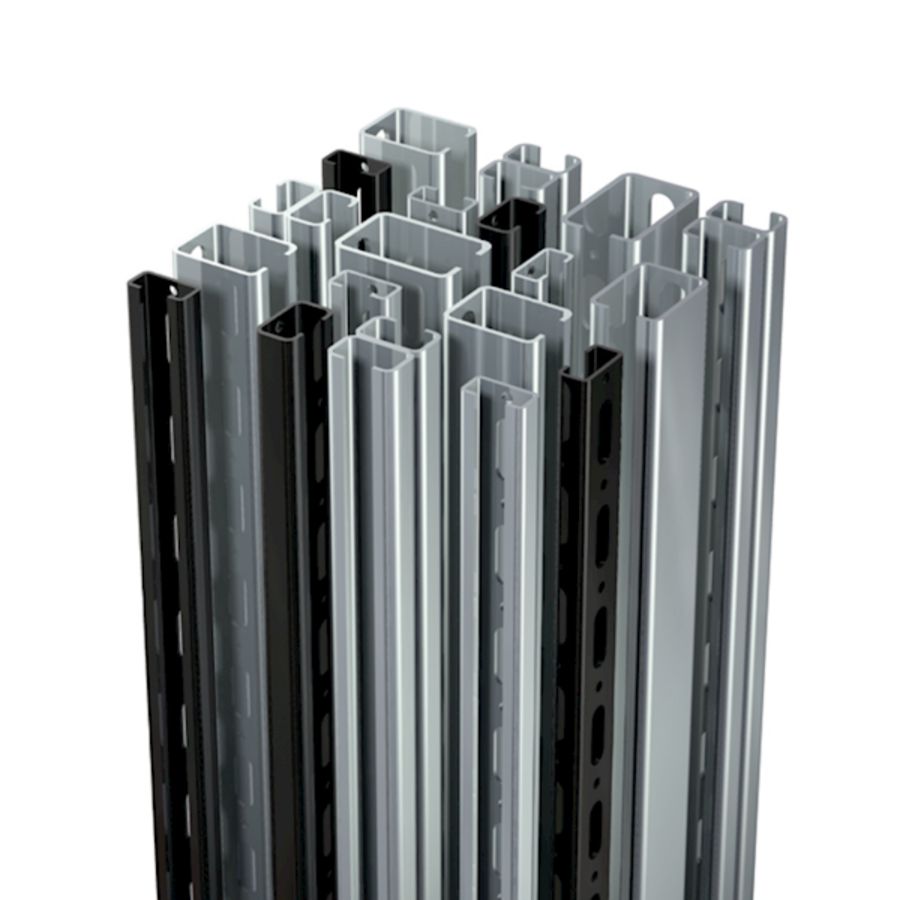 Lengte a 6m. Montagerail R1 verzinkt