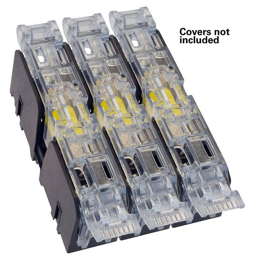 Zekeringblok MIDGET FUSE BLOCK W/ SCREW 3 POLE