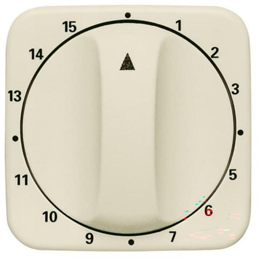 Centraalplaat + greep voor 1070U 15min SI creme (1770-212-103)