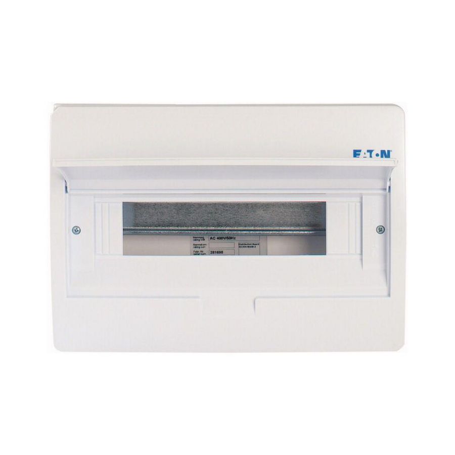 Installatiekast, inbouw, IP40, 1x12TE, deur wit Eaton