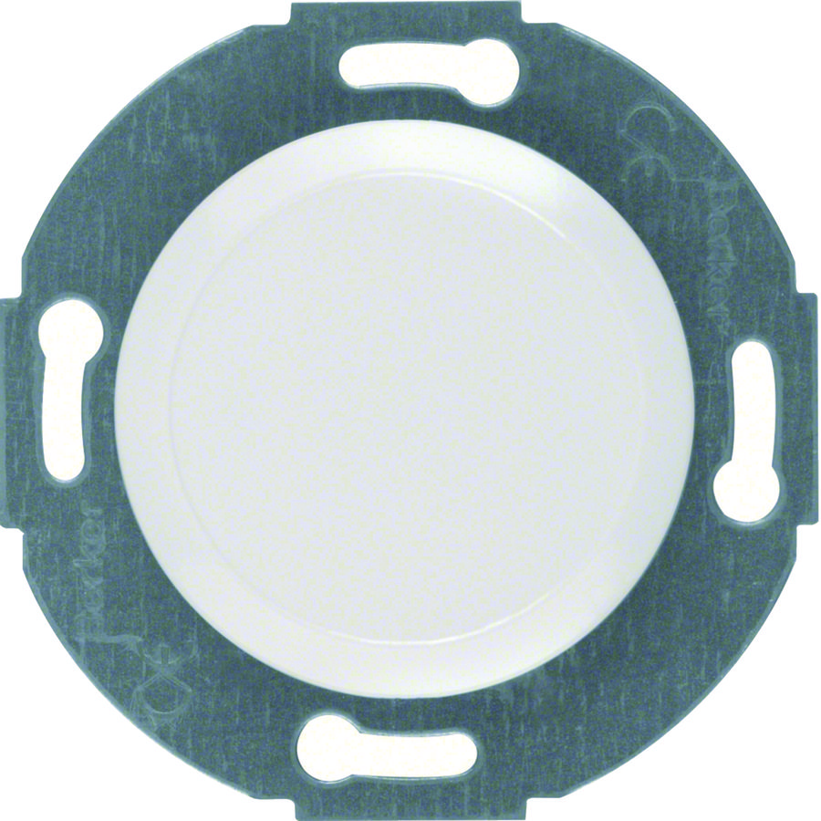 Blindplaat z. spreidklemmen Serie 1930/Glas polarwit