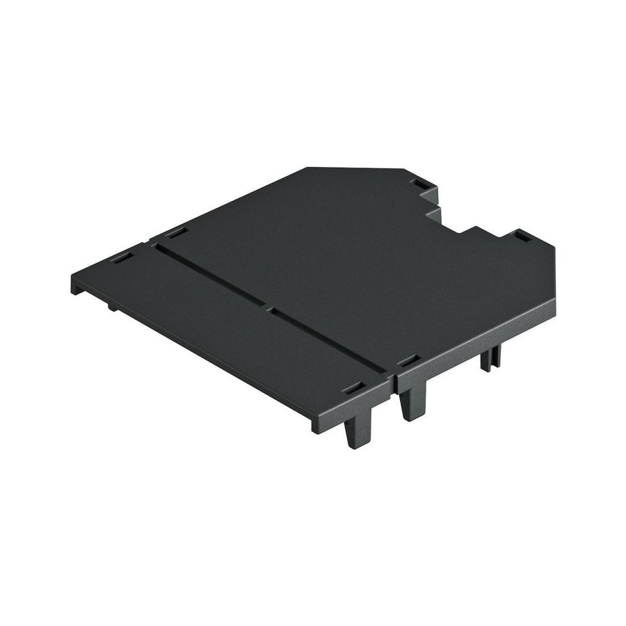 Afdekplaat voor UT3, blind 82,5x76x2 zwart 9011 VVE=10