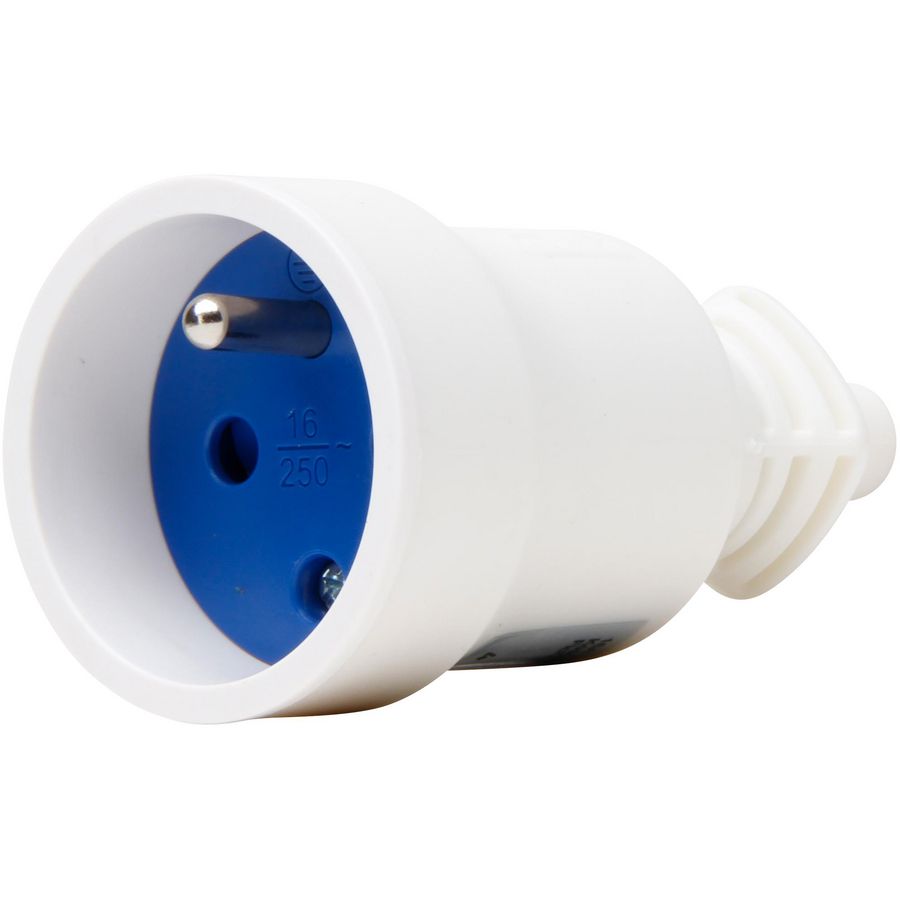 Contrastekker PA SH PVC wit VVE=5