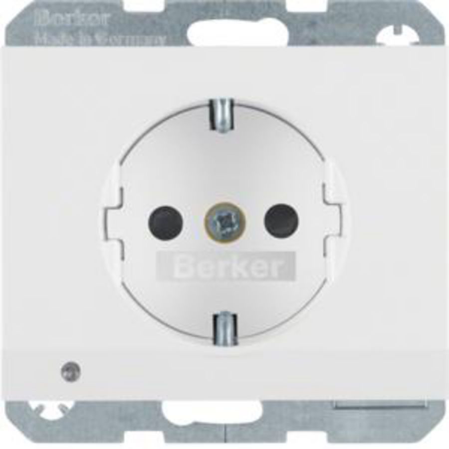 Wandcontactdoos RA led-orient. berker K.1/K.5