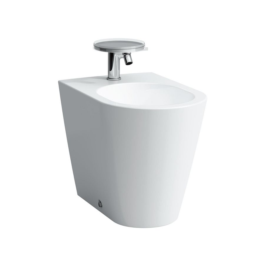 Staand bidet 1 kr.gat met gesloten zijden wit H8323310003021