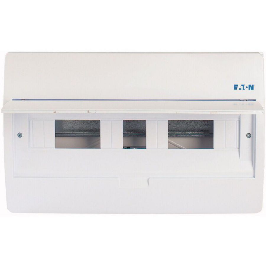 Installatiekast, inbouw, IP40, 1x18TE, deur wit Eaton