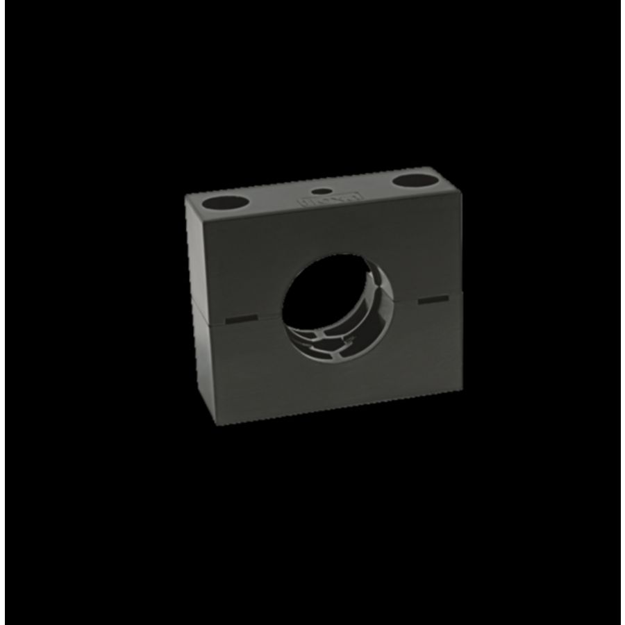 Slanghouder klein voor Ø21,2mm zwart VVE=10