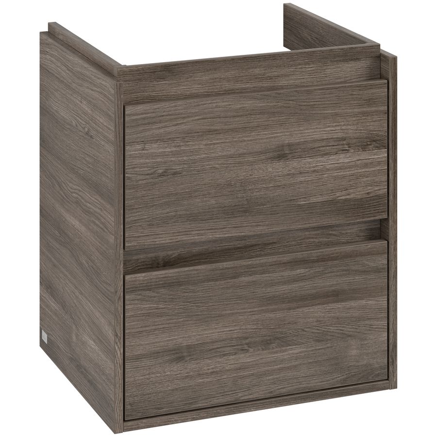 Wastafelonderkast Skyla 522x596x424mm Stone Oak