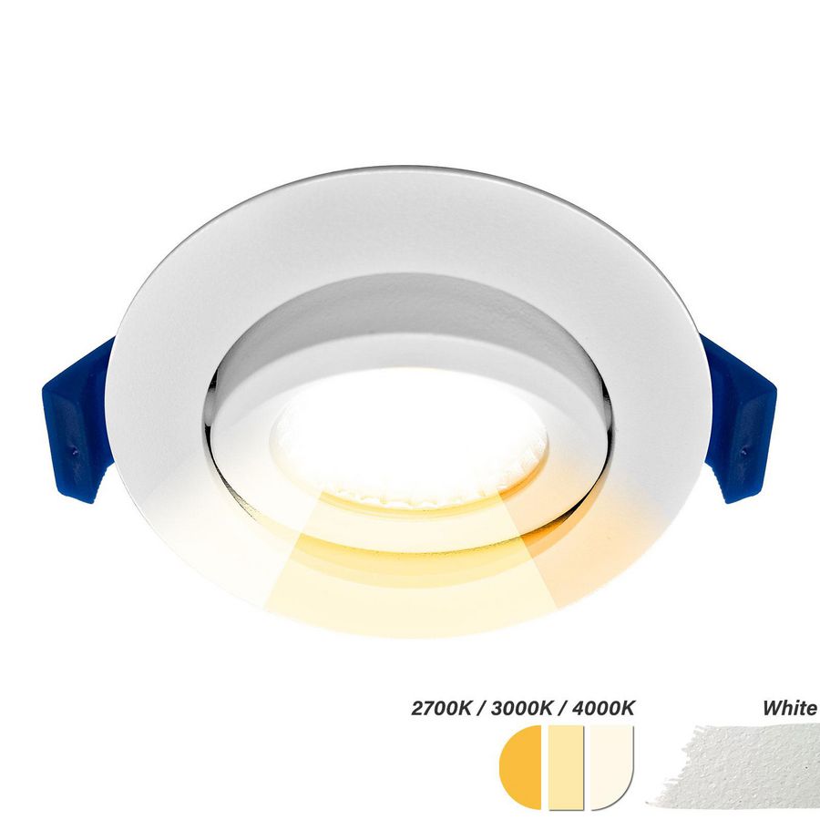 ED-10081 LED Spot 5W 2700/3000/4000K Round WH IP54
