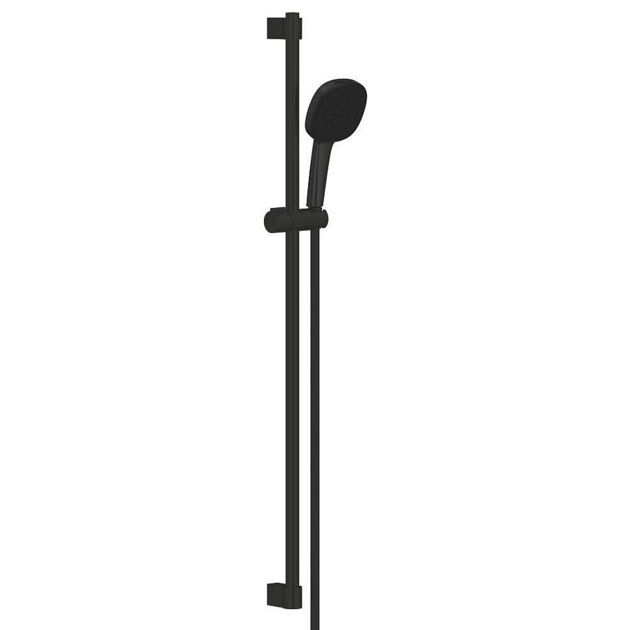 Tempesta 110 Cube glijstangset 2 straalsoorten 900mm 8,0L/min. mat zwart (prof)