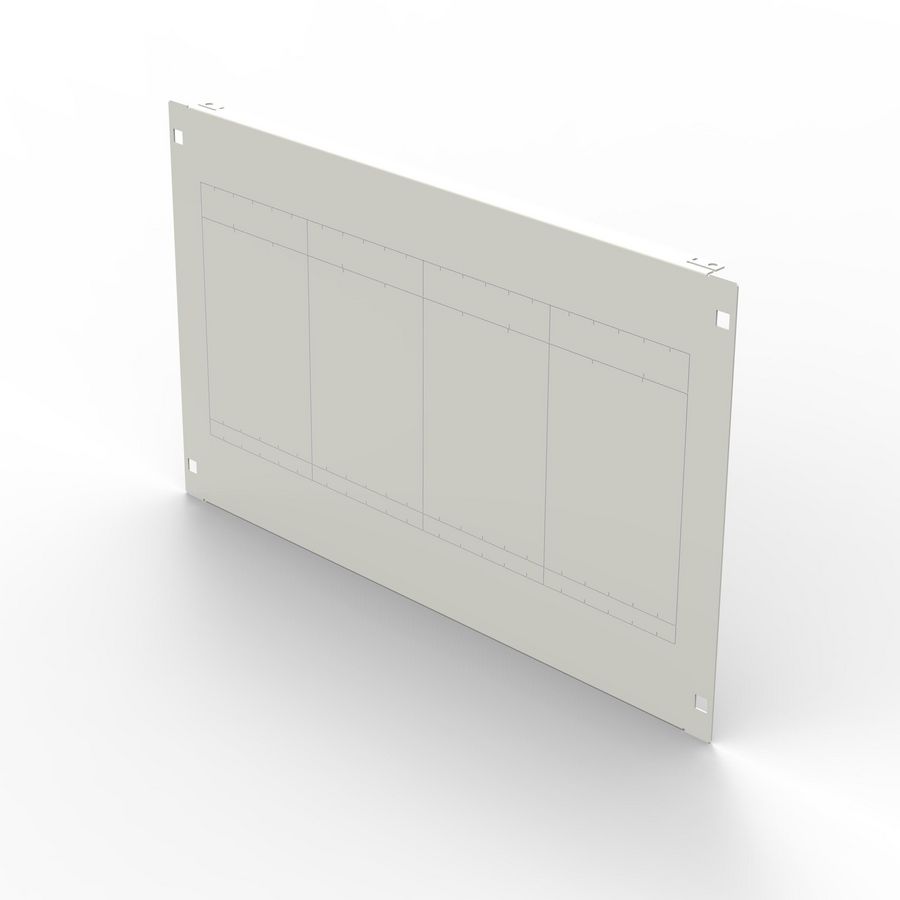 Afdekplaat SPX 00 24 modulen verticaal