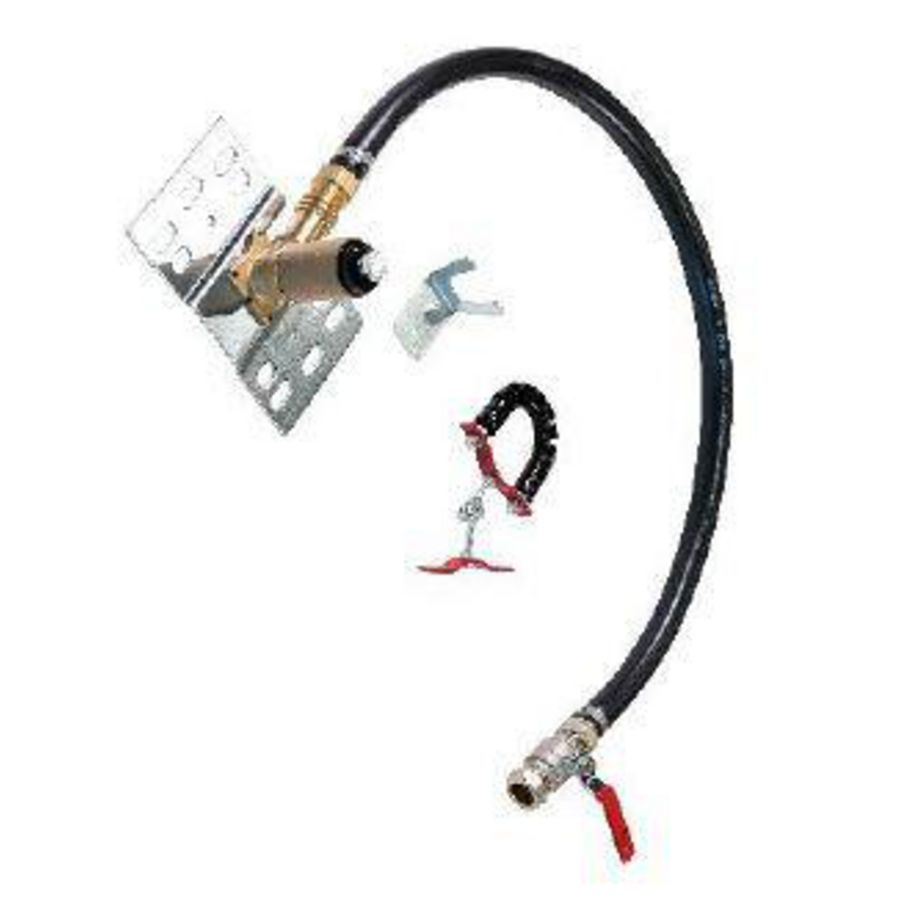 Montageset kastmontage vast (wandmontage flex) tbv EURO-M2 haspels 1/2" + 3/4" slang. (809-525200)