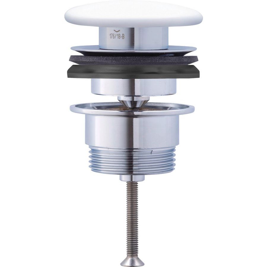 Push-openventiel Wit 65x65x70mm 0050790000