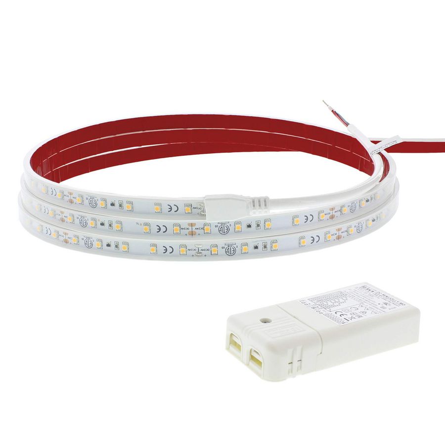 Doos a 3m. Ledstrip IP67 4.6W p/m 2700K incl. driver Lumiko