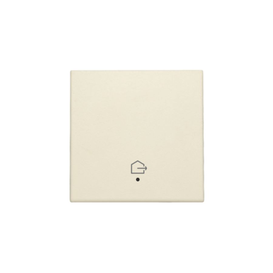 Afwerkingsset lens geconn. enkelv. Schakelaar cream