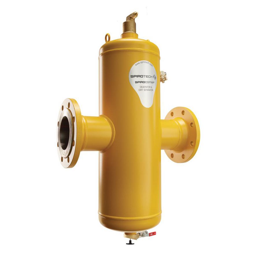 Lucht-vuilafscheider Spirocombi Magnet DN65 flensaansl.