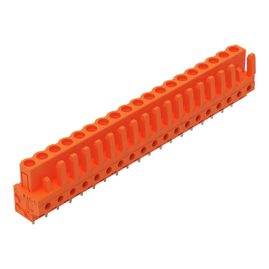 THT FE steker RE raster 5,08mm oranje 232-179 VVE=10