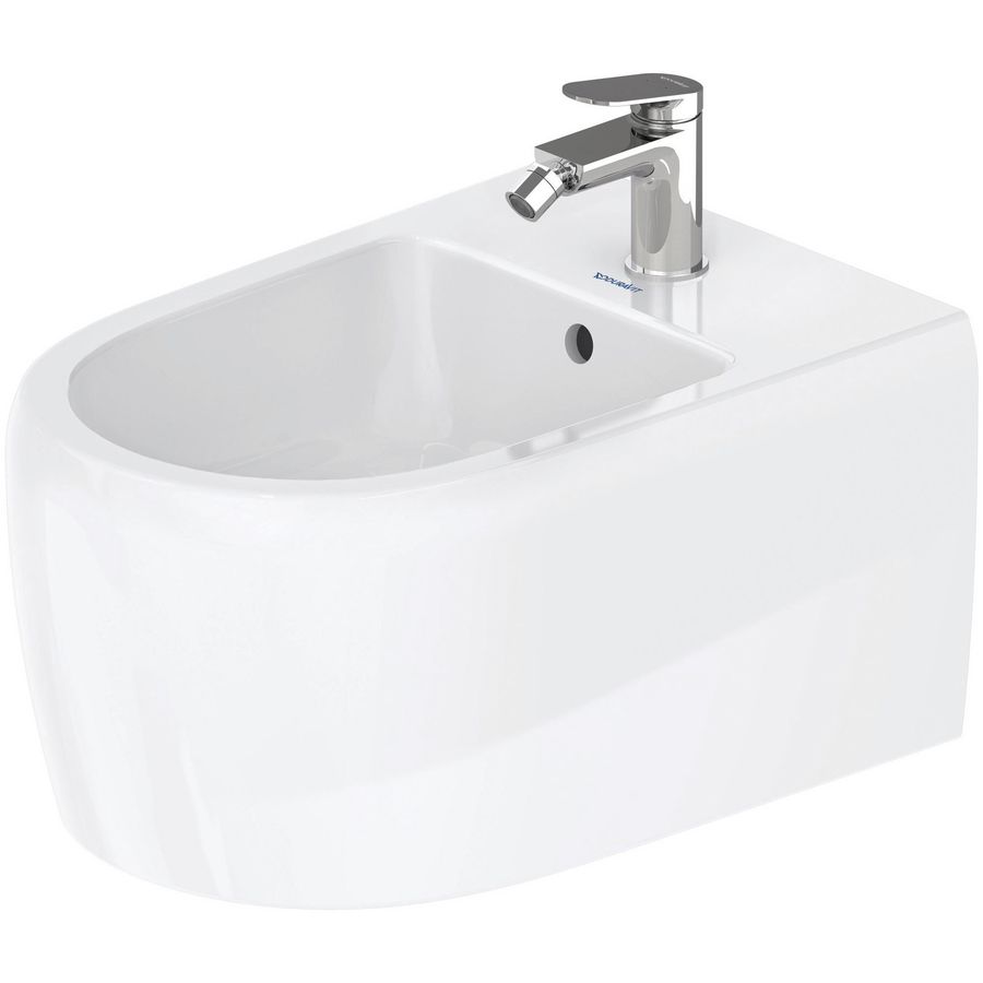 Qatego Wandbidet Wit Hoogglans 570mm 2263152000