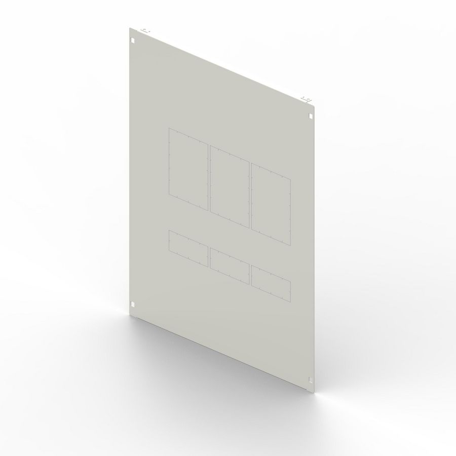 Frontplaat DPX3 630 4-polig 24 modulen