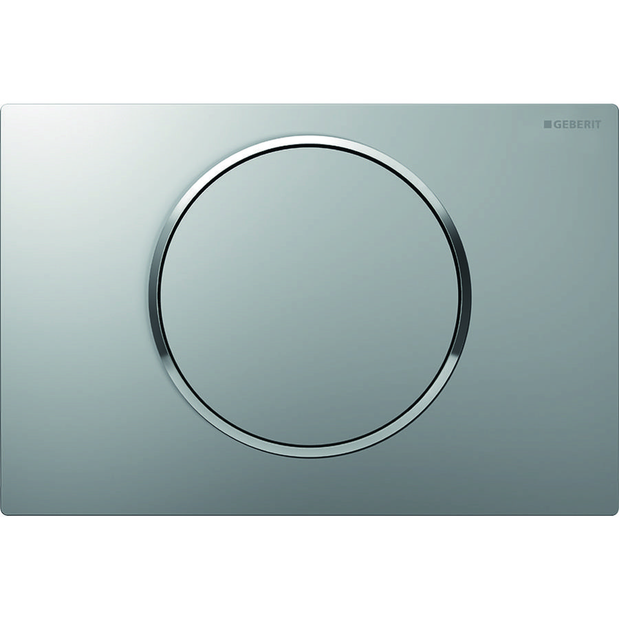 Bedieningsplaat spoel/stop toets Sigma10 ROUND mat chroom/chroom/matchr