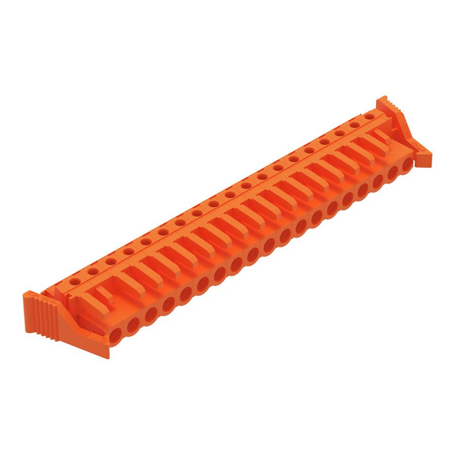 THT FE steker HA raster 5,08mm oranje 232-279/039-000 VVE=10