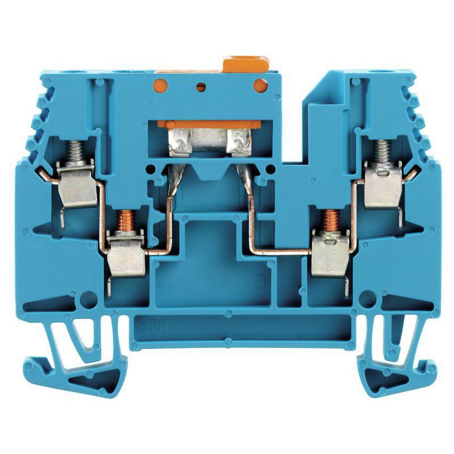 Scheidingsklem blauw 2.5mm² 16A 400V VVE=100