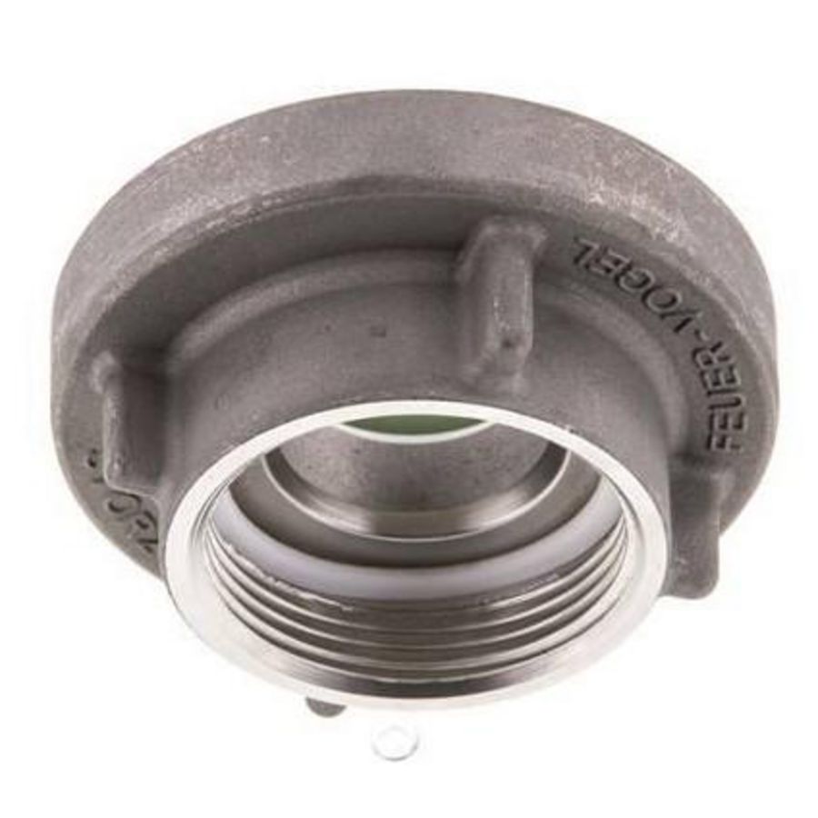 Aansl.st MS STZ 31mm 1" bi.draad met rubberdichting (809-103815)