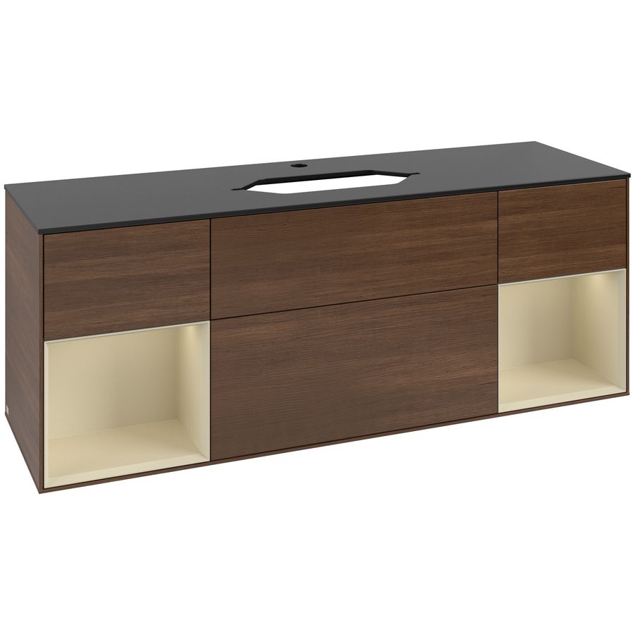 Wastafelonderkast Finion 1600x603x501mm W.Veneer F332HJGN
