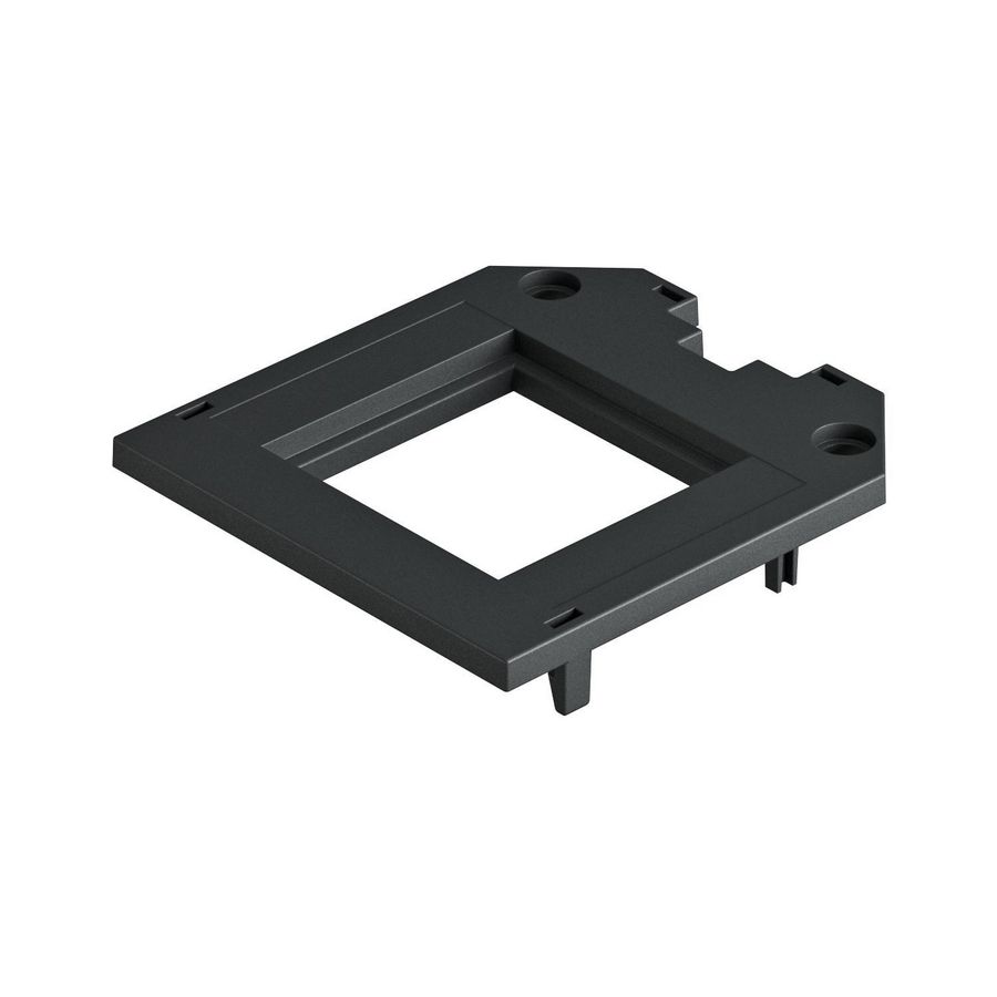 Afdekplaat voor UT3, 1 Modul45 82,5x76x4 zwart 9 VVE=10