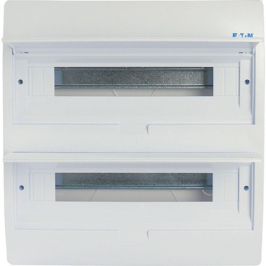 Installatiekast inbouw IP40 2x18TE deur wit