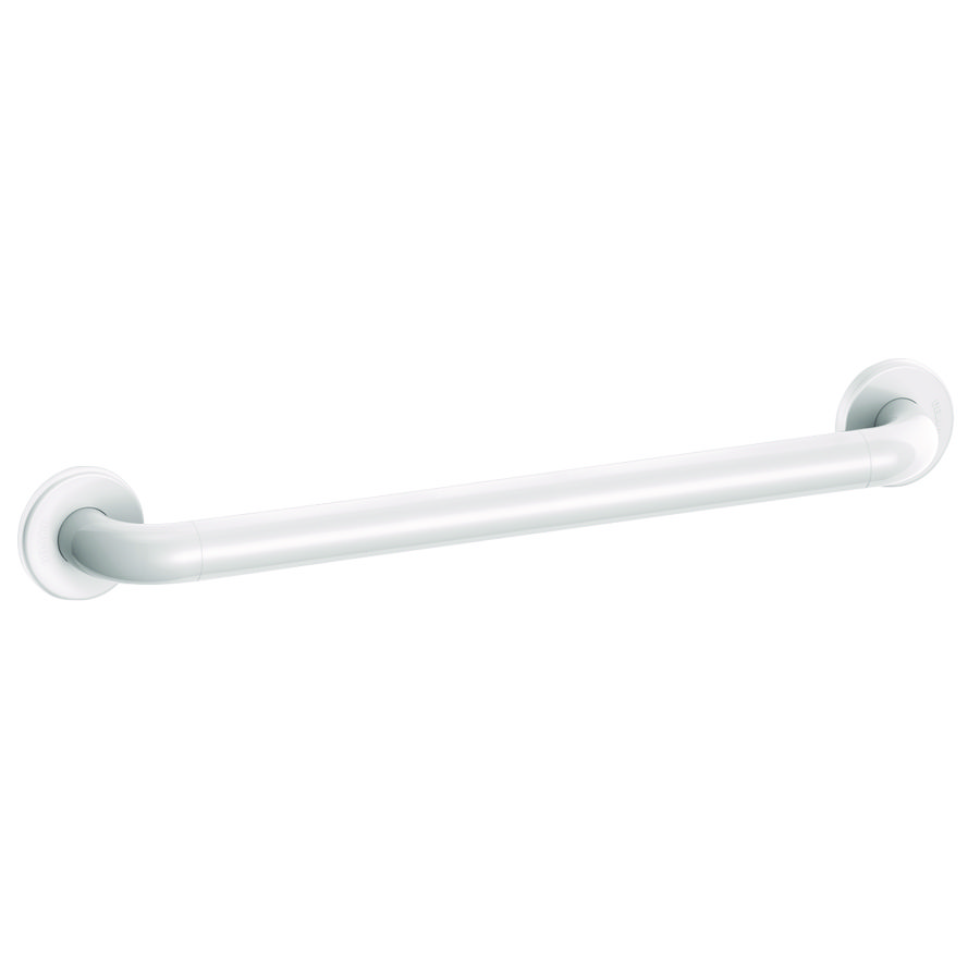 Wandbeugel Ø32mm 600mm staal nylon wit