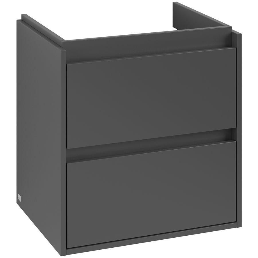 Wastafelonderkast Skyla 572x596x439mm Graphite