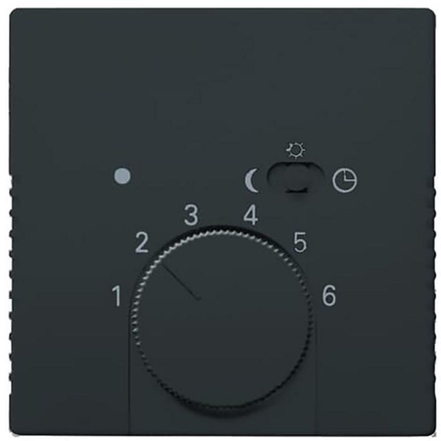 Centraalplaat afdekking v thermostaat 1095/96U f-antraciet