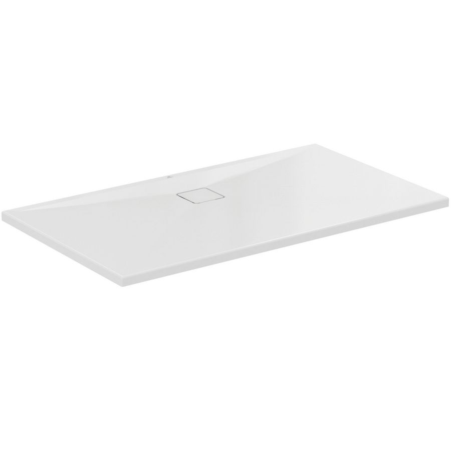 Douchbak ULTRA FLAT EVO rechthoekig 1400x800x35mm glanzend wit zonder waste
