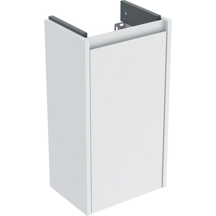 Onderkast voor fontein 1 deur: 32.4x60.6x23cm Breedte wastafel=36cm wit / gelakt zijdemat
