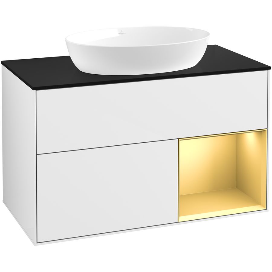 Wastafelonderkast Finion 1000x603x501mm G.White.L FA22HFGF