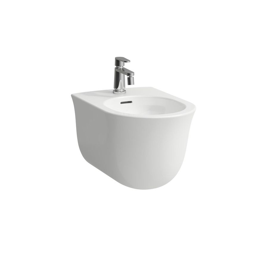 Wandbidet Met Overloop wit