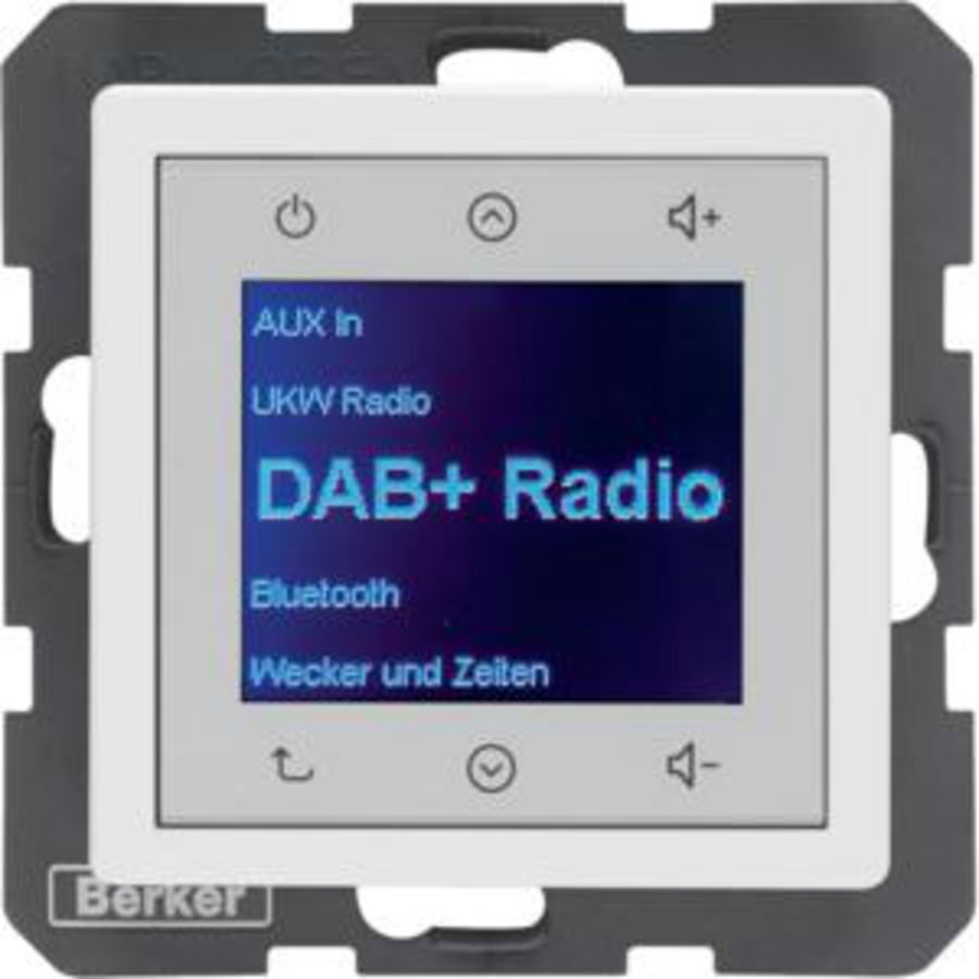 Radio Touch DAB Bluetooth berker Q.1/Q.3/Q.7 polarwit