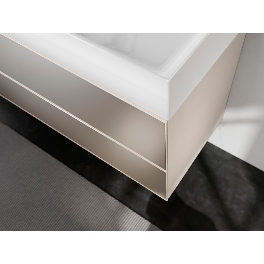 Onderkast Sand Matt beige / front metallic sand beige 780x475mm 2x la tbv wastafel Xevolos E 54179790