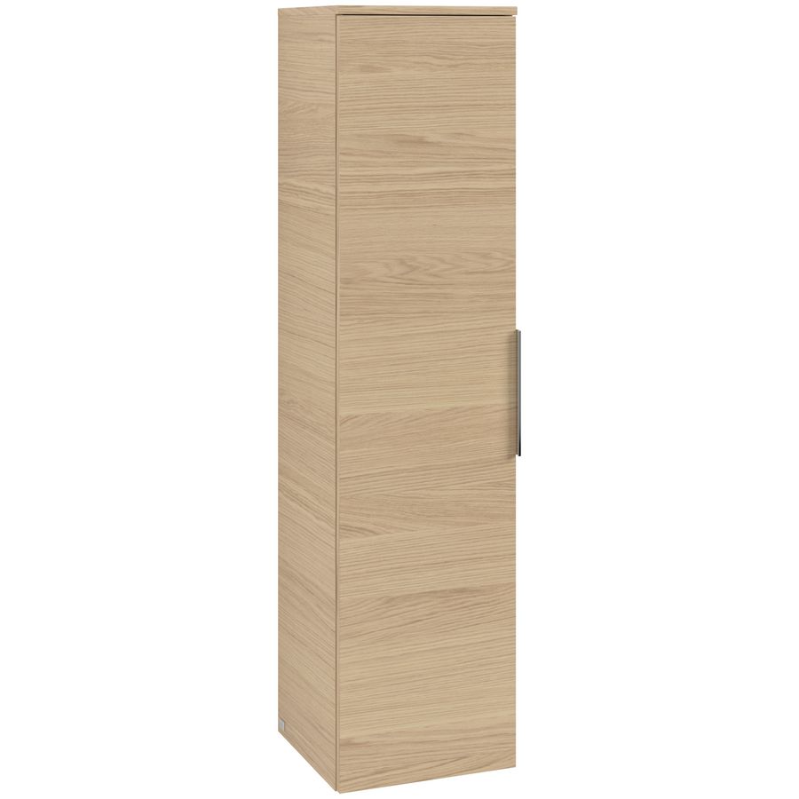 Hoge kast ARCHITECTURA 350x1400x346mm Nordic Oak B89600VJ greep alu. glans