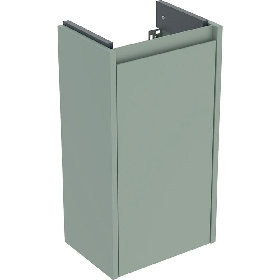 Onderkast voor fontein 1 deur: 32.4x60.6x23cm Breedte wastafel=36cm saliegroen / gelakt zijdemat