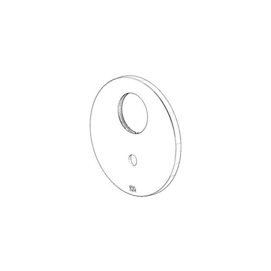 Rozet v. badkuip 150x9mm chr 091102261-00