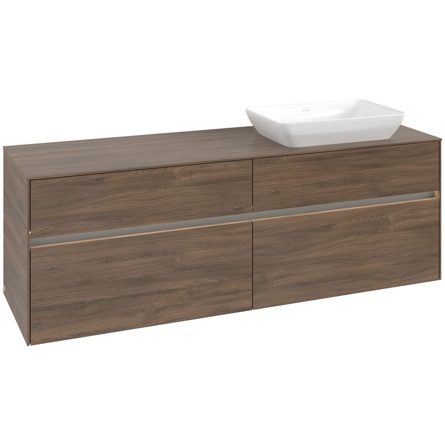 Wastafelonderkast Collaro 1600x548x500mm Ariz.Oak C122B0VH