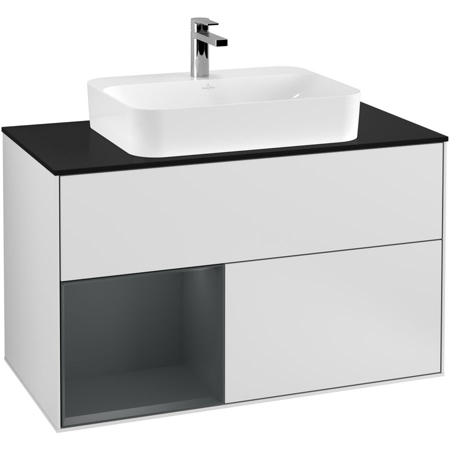 Wastafelonderkast Finion 1000x603x501mm White Matt Lacquer G362HGMT