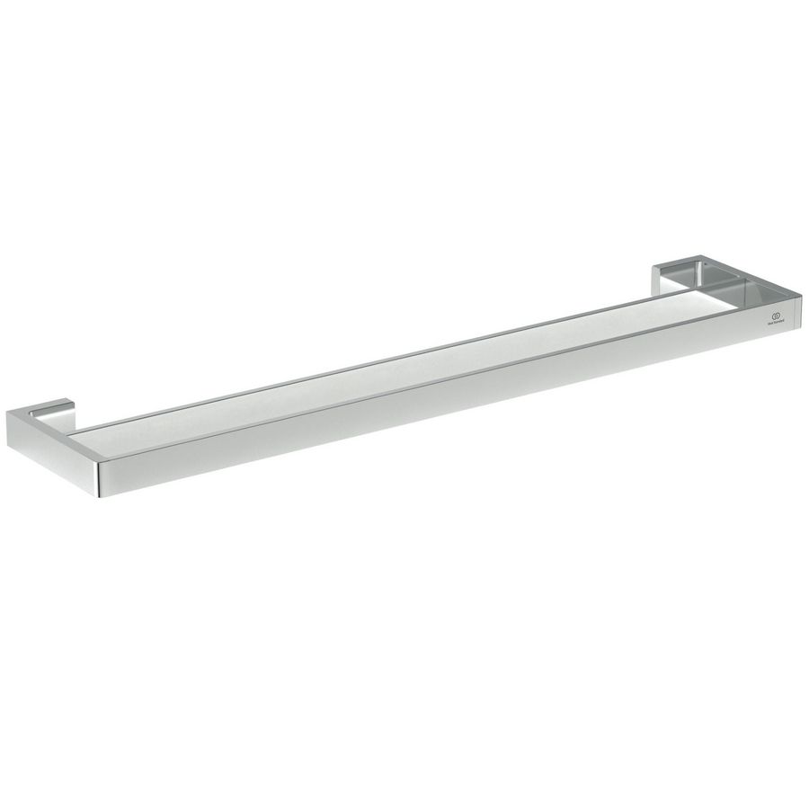conca handdoekhouder 60cm rechthoekig dubbel chroom T4500AA