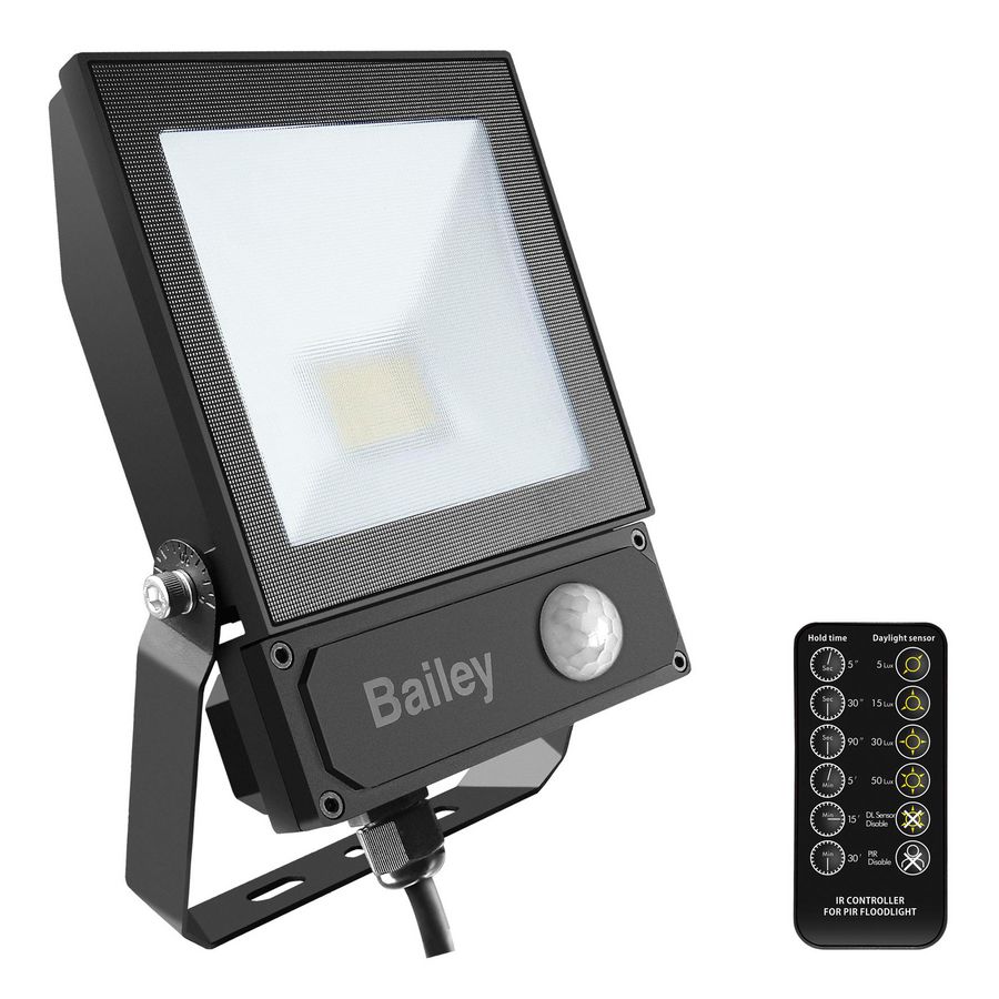 Schijnwerper LED Slim II Sensor 20W 2000lm 3000K IP65