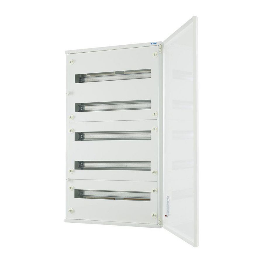 Wandverdeler BF C IP30 wit opbouw 5 rijen 120TE